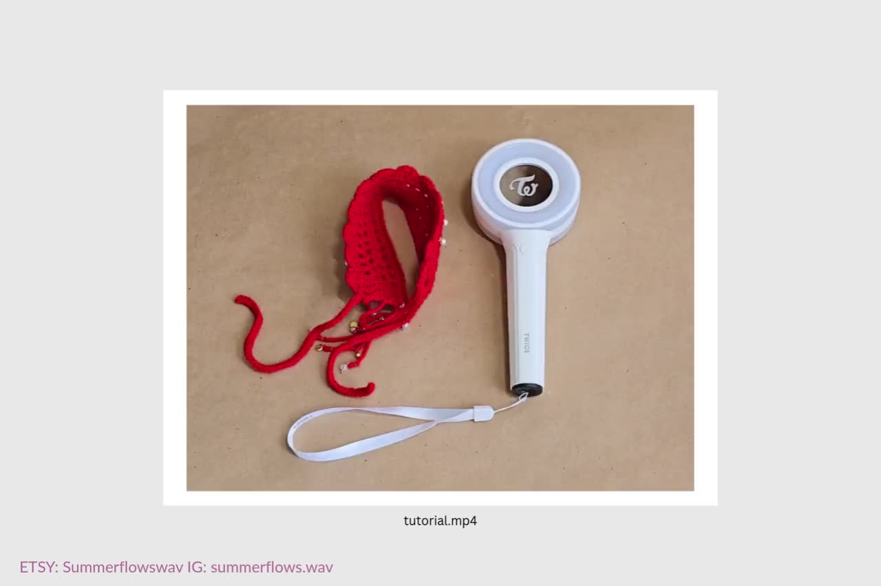This is for Twice Candybong Lightstick Cover | Crochet - Etsy