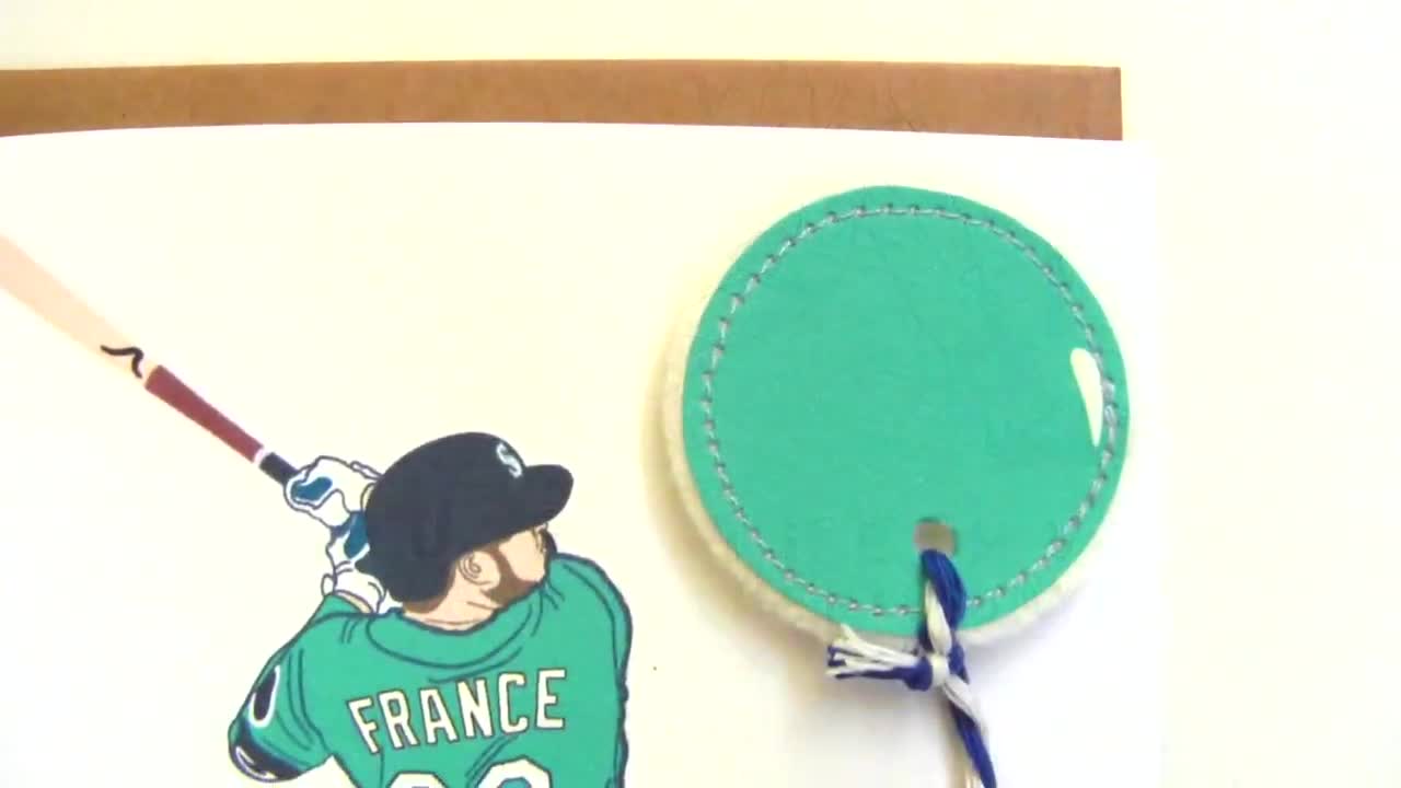 Ty France Baseball Paper Poster Mariners 2 - Ty France - Sticker