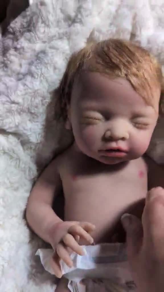 9.8 Inch Full Silicone Reborn Baby Doll - Realistic Newborn With Skeleton Anatomically Correct