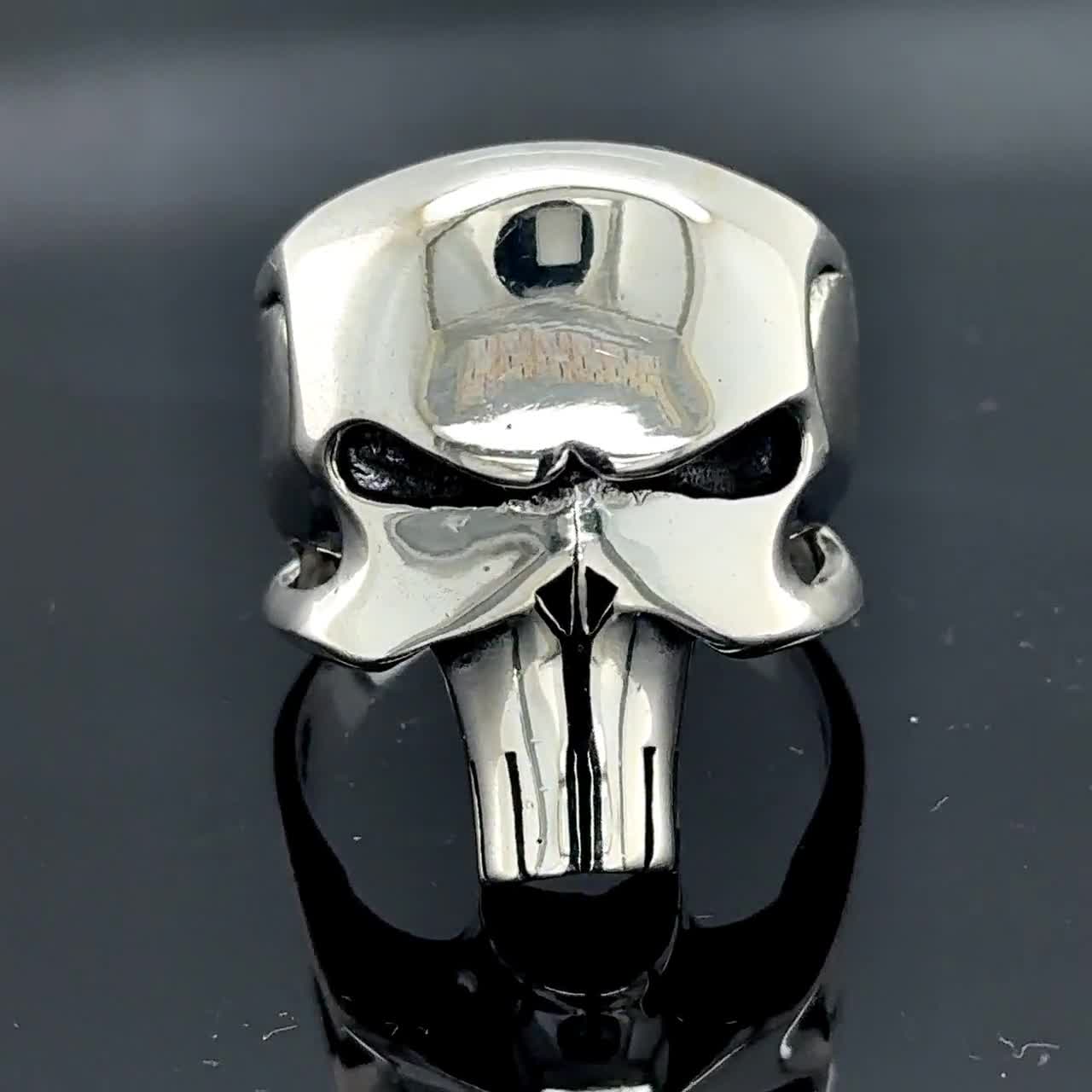 VINTAGE ヴィンテージ SUGAR SKULL RING by Curtis Pete ナバホ族 