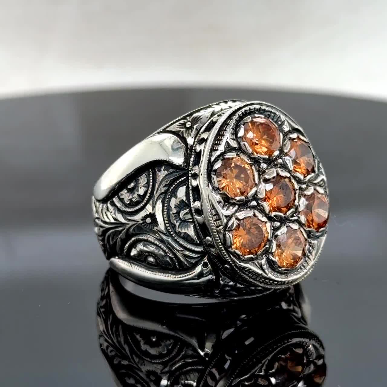 Anelli Da Uomo In Argento Con Pietra Principale Rubino | Acquisti Online Su - Foto 8