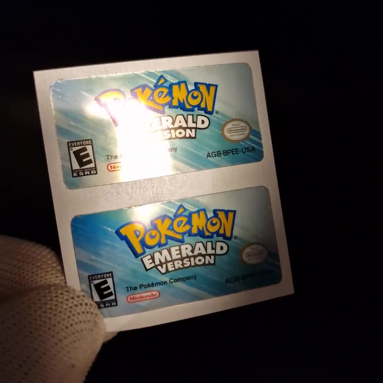 ポケットモンスター エメラルド バージョン » 交換用ラベル » AGB-BPEE