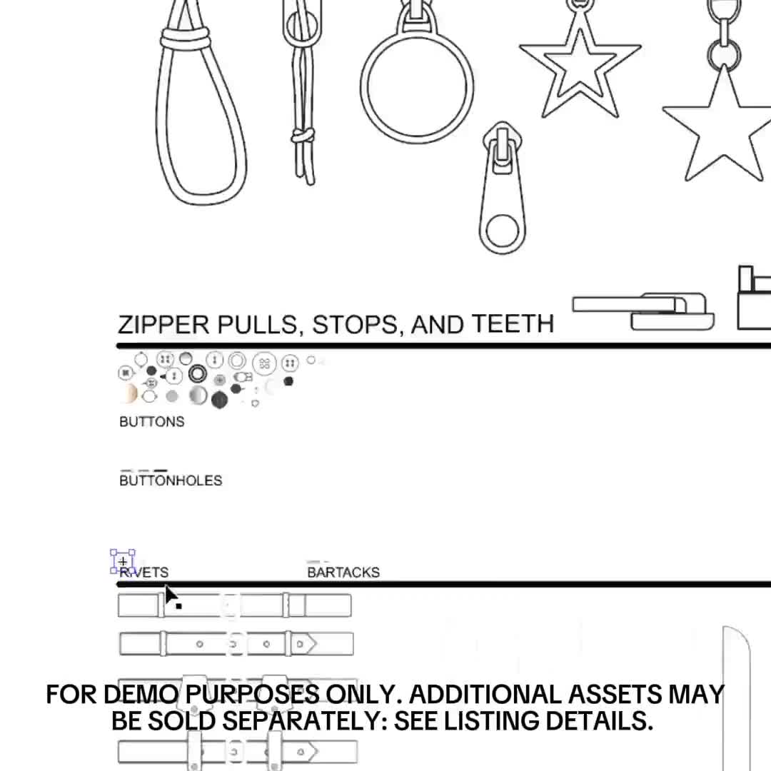 Pañuelos de cuello OTB, ilustración vectorial de dibujo técnico plano, boceto clásico en blanco, maqueta, plantilla de diseño, paquete técnico CAD video poster