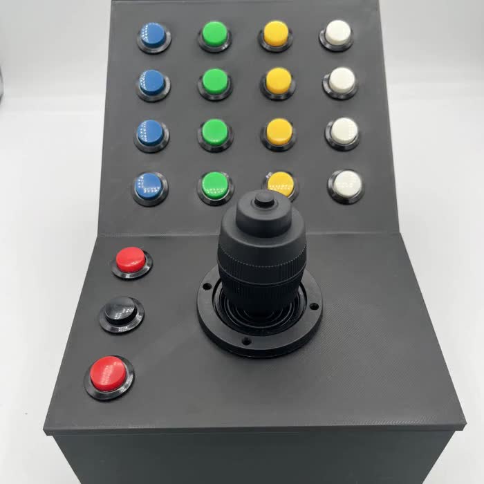 Farming Simulator Button Box: Panel de control USB duradero con joystick video poster