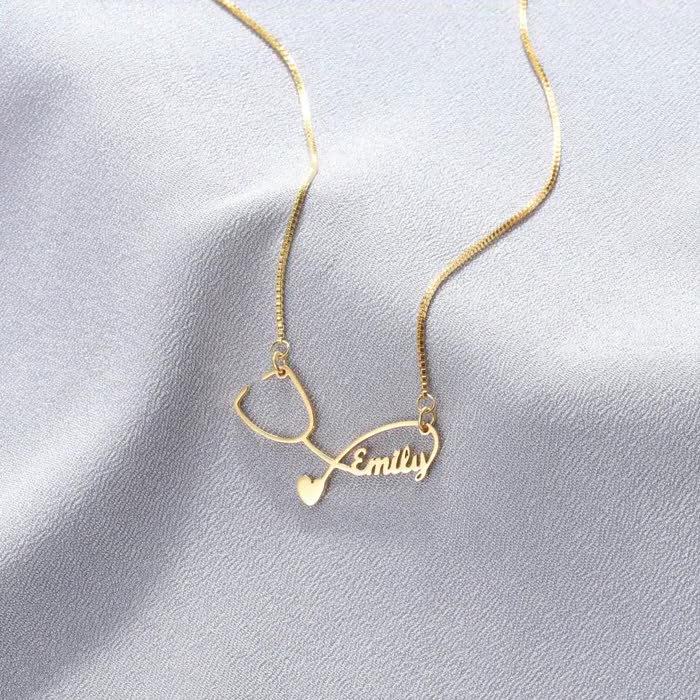 Collana con caduceo a tema medico per infermieri e medici - CALLIE