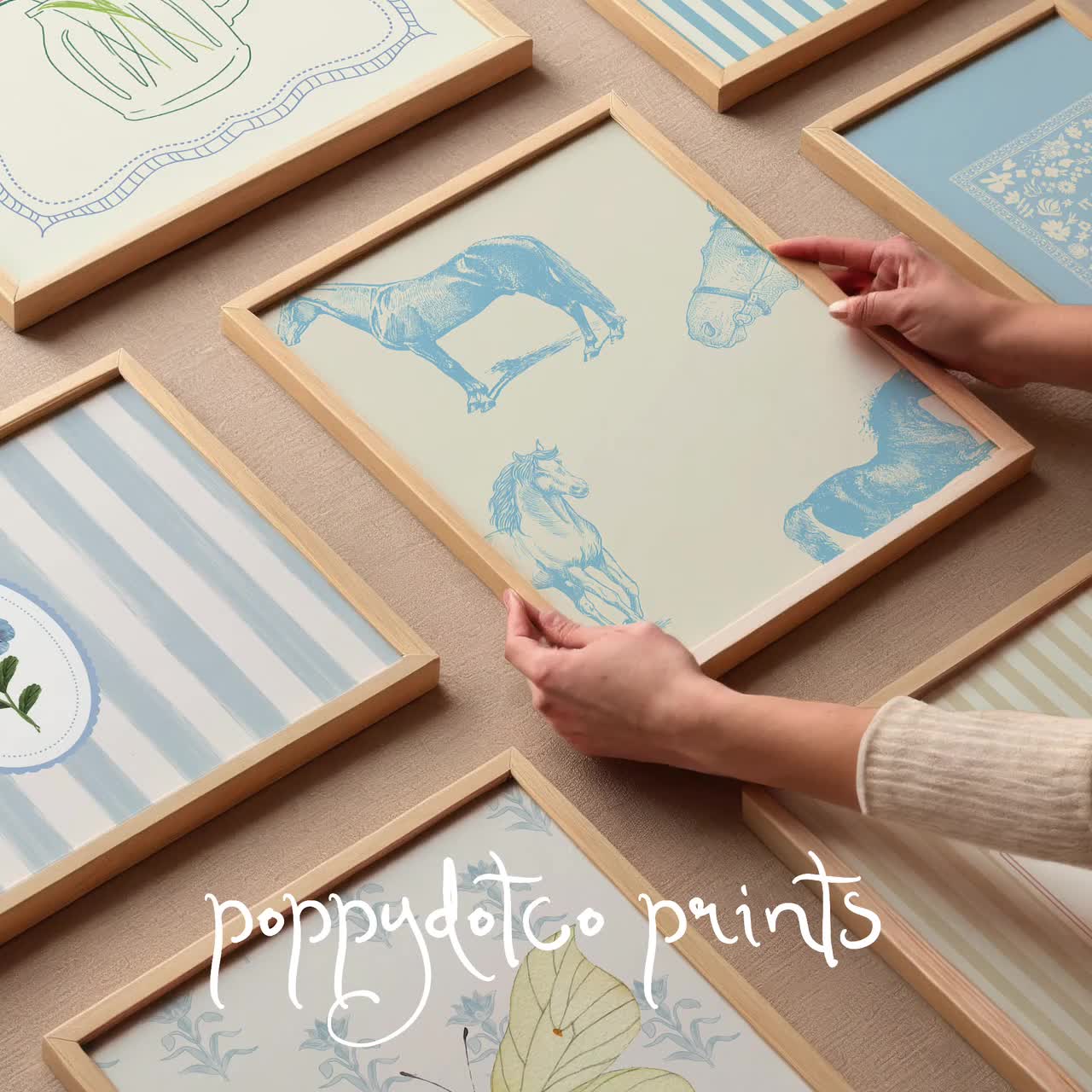 Home Sweet Home Floral Square Print: Trendy Wall Art, Digital Downloads, Art Print, Gift Idea, Aesthetic video poster