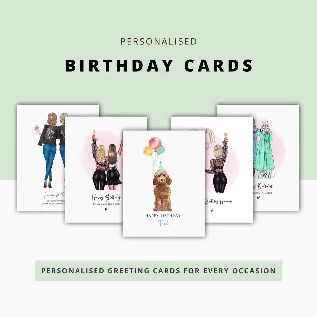 Havanese, Birthday Card From the Dog, Birthday Card for Dog Dad