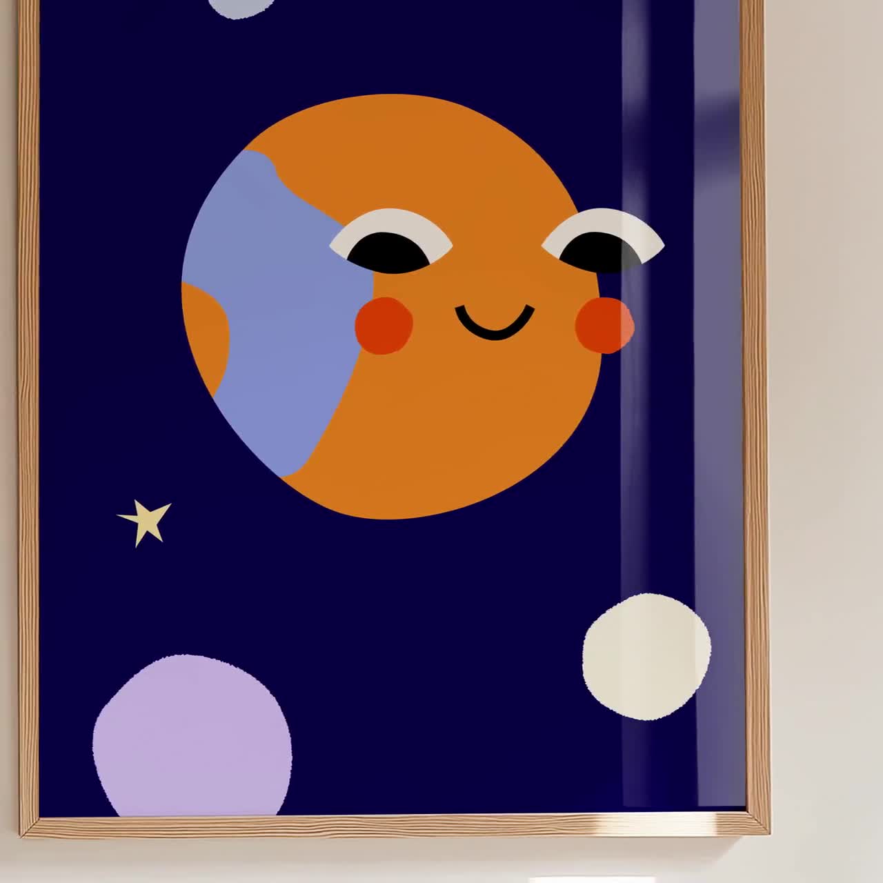 Happy Little Planet Print: Bold Modern Nursery & Kids Decor (Digital Download) video poster