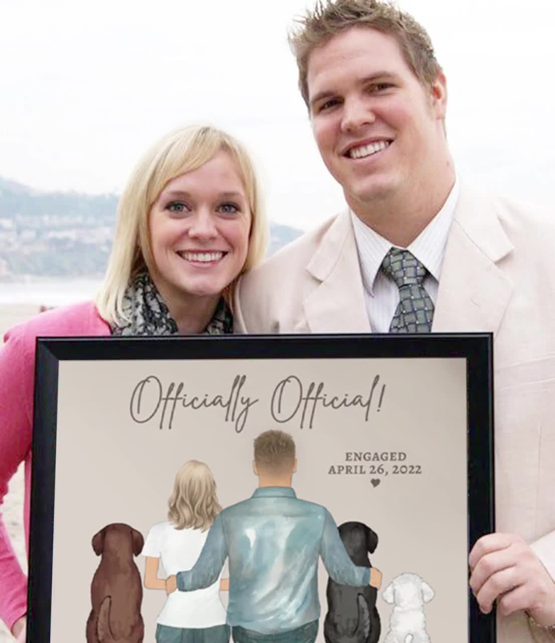 Engagement Gifts, Couple Portrait, Personalized gift for Family, New H –  The Creative Pioneer