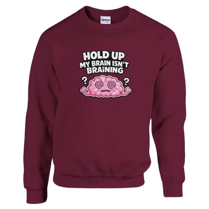 Brain Fog Isn't Braining Sweatshirt, Smart People Saying, Gift for ADHD Student Sweater video poster