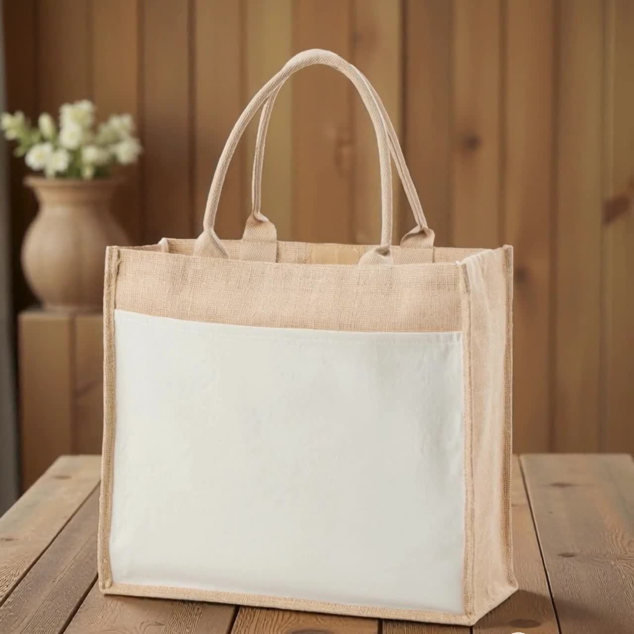 Bolsa de compras personalizada, bolsa de supermercado, bolsa de uso diario, regalo para mamá o abuela, bolsa de uso diario, regalo para mejor amiga o para mujer. video poster