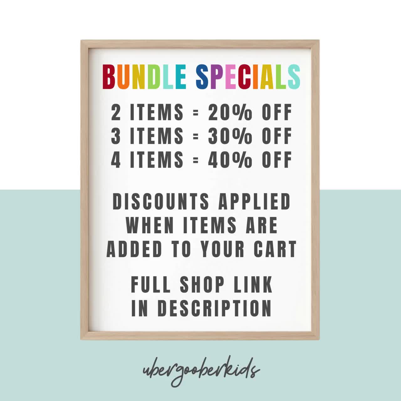 Let's Read Let's Play Wall Art, Set of 4 Prints, Playroom Prints, ABC Poster, Playroom Decor, Playroom Posters, Kids Room Decor, Set of Four video poster