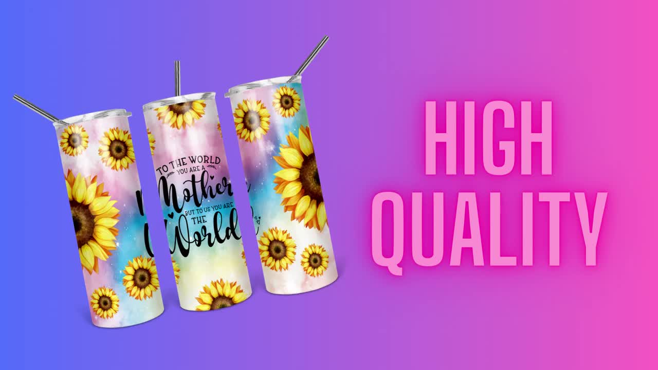 Sunflower Crackle – Tumbler Sublimation Transfer – Ready To Press – Heat  Transfer – 20 oz Skinny – 30 oz Skinny – 30 oz Thick – Paint