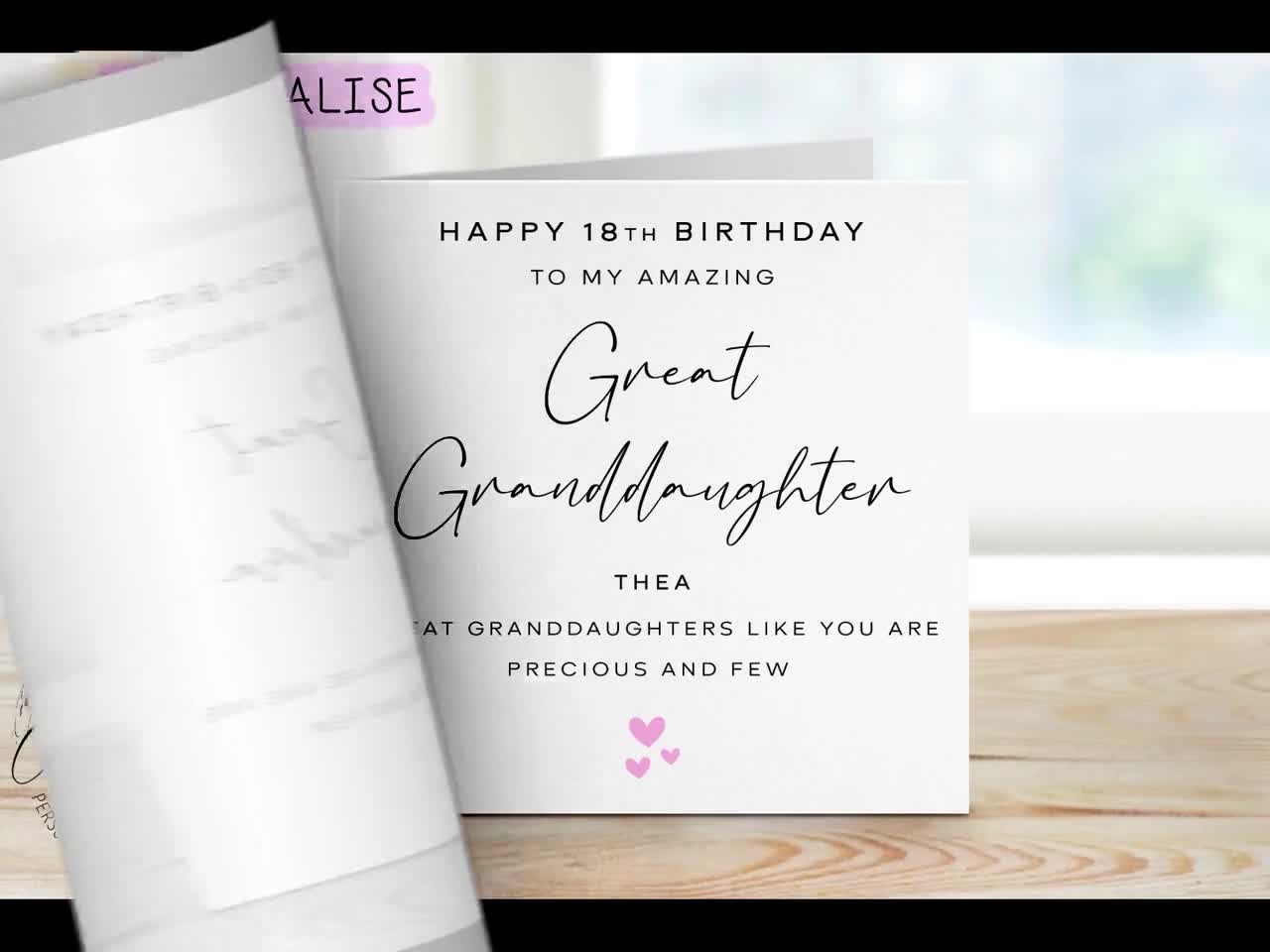 Personalised Daughter-in-law Birthday Card: Pink Balloons, 30th 35th 40th 45th 50th 55th 60th, Birthday Card For Daughter In Law - UK 11 thumbnail image