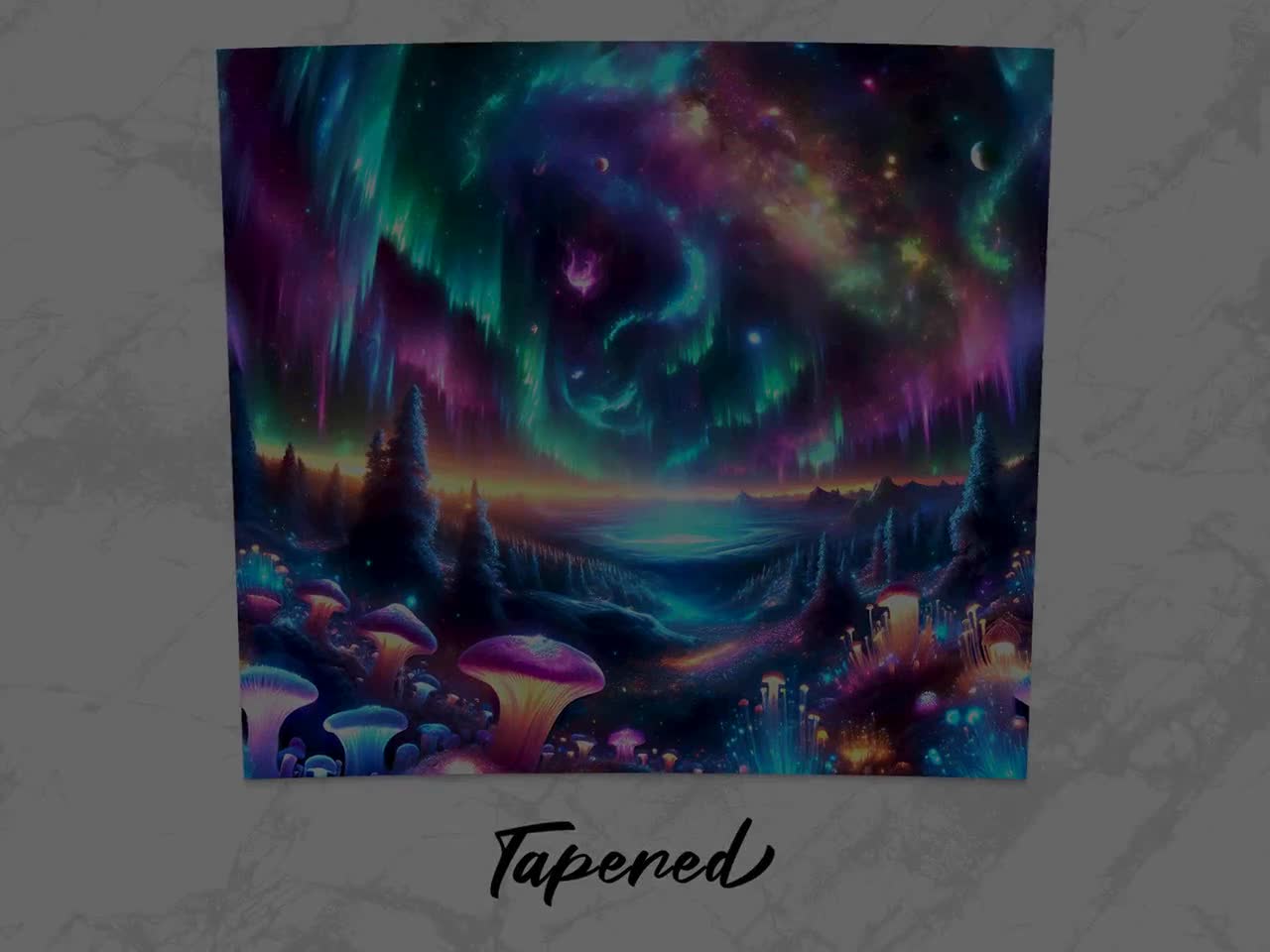 Aurora Borealis Tumbler Wrap: naadloos Galaxy-ontwerp (digitale download) video poster