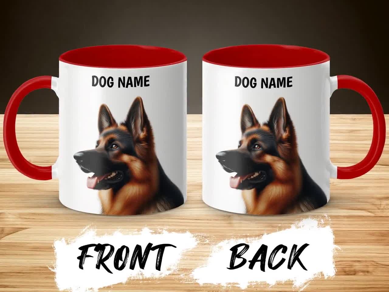 Taza Con Texto En Alemán "Zieh Leine - Verrückter Havaneser