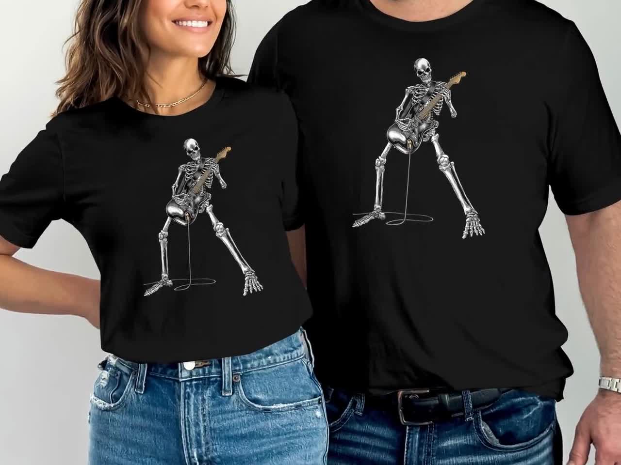 Rock & Roll Skeleton Guitar Music Lover Gift T-Shirt Rock & Roll Skeleton Guitar Music Lover Gift T-Shirt