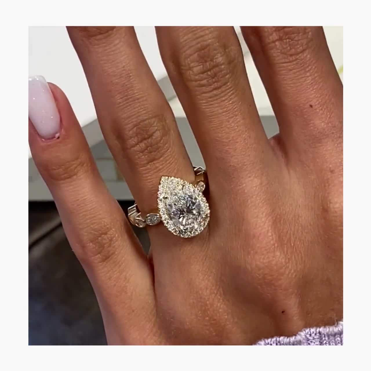 1.81CT Oval Diamond Engagement Ring - Alberta Diamond Exchange