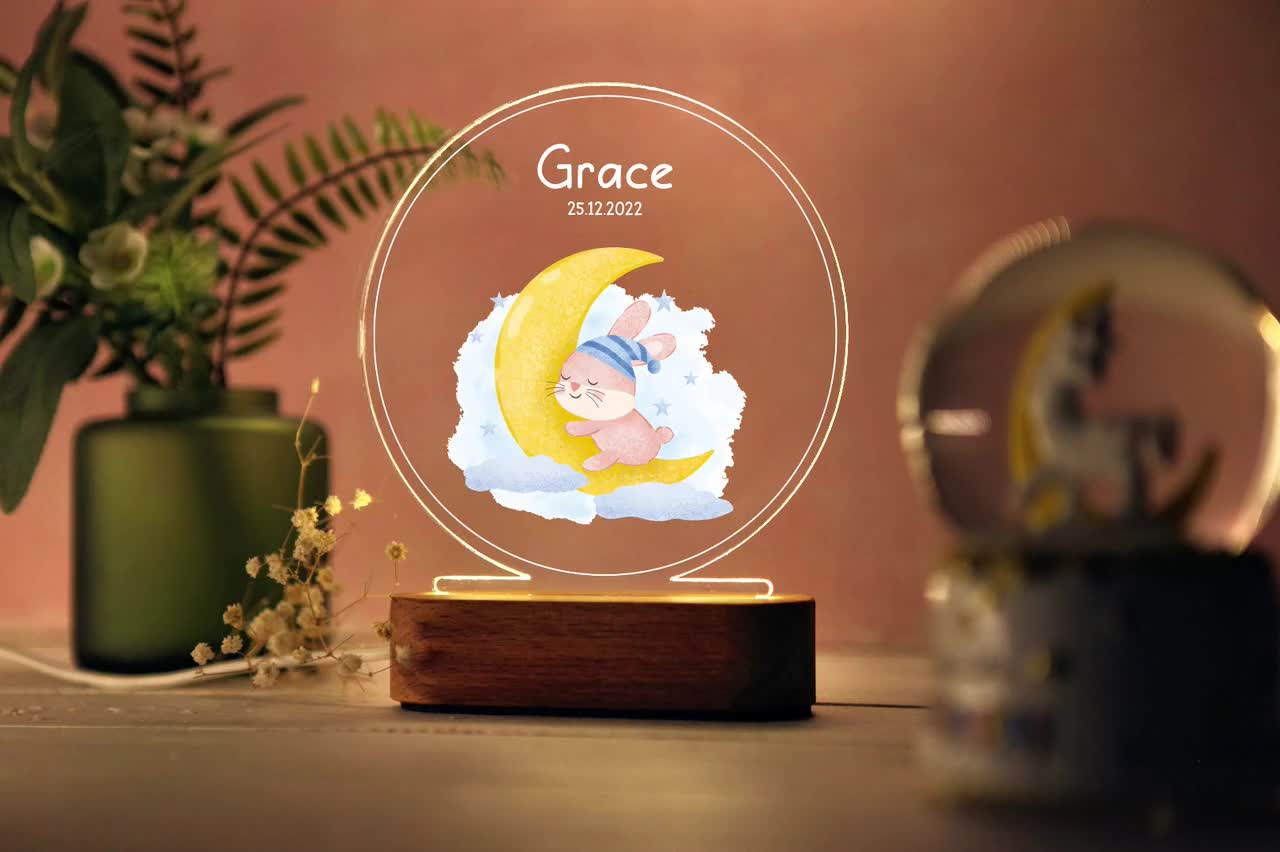 Personalized Couple LOVE LED Night Light, Sentimental Home Decor Gift for Anniversary, Valentines Day, Birthday Gift for Girlfriend Wife video poster