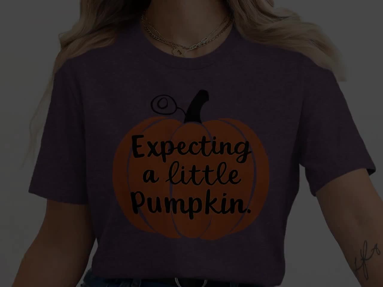 Schwangerschafts T-Shirt Halloween - Lustiges Skelett Kürbis Design Für Schwangere