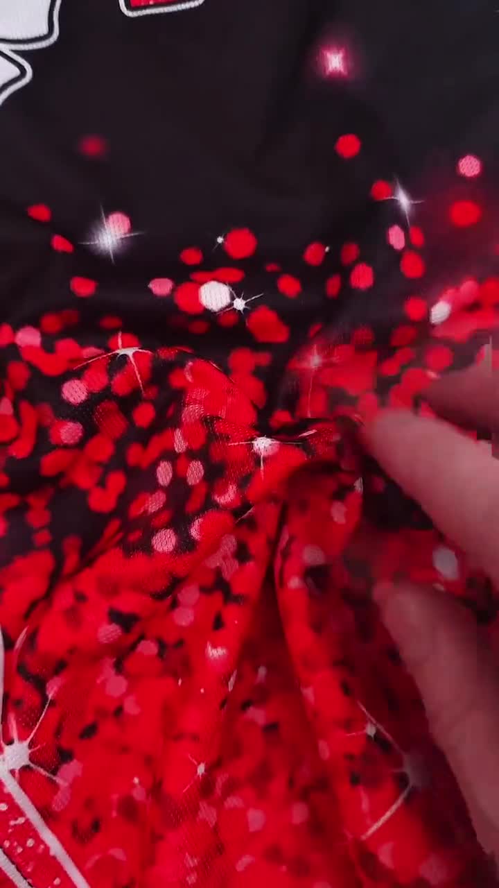 Custom Glitter Baseball Jersey with Team Name Number for Adult Kid,Custom Name Cheerleading Shirt For Cheerleader,Cheer Glitter Jersey B136 video poster