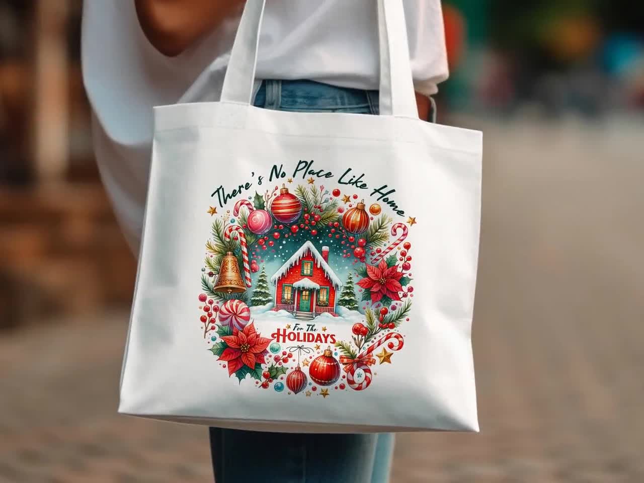 Seliem Asciugamano Da Cucina Natalizio Con Pini Innevati E Scritta 'Let It Snow' - 45,7x71,1 Cm, Morbido Microfibra, Assorbente - 3