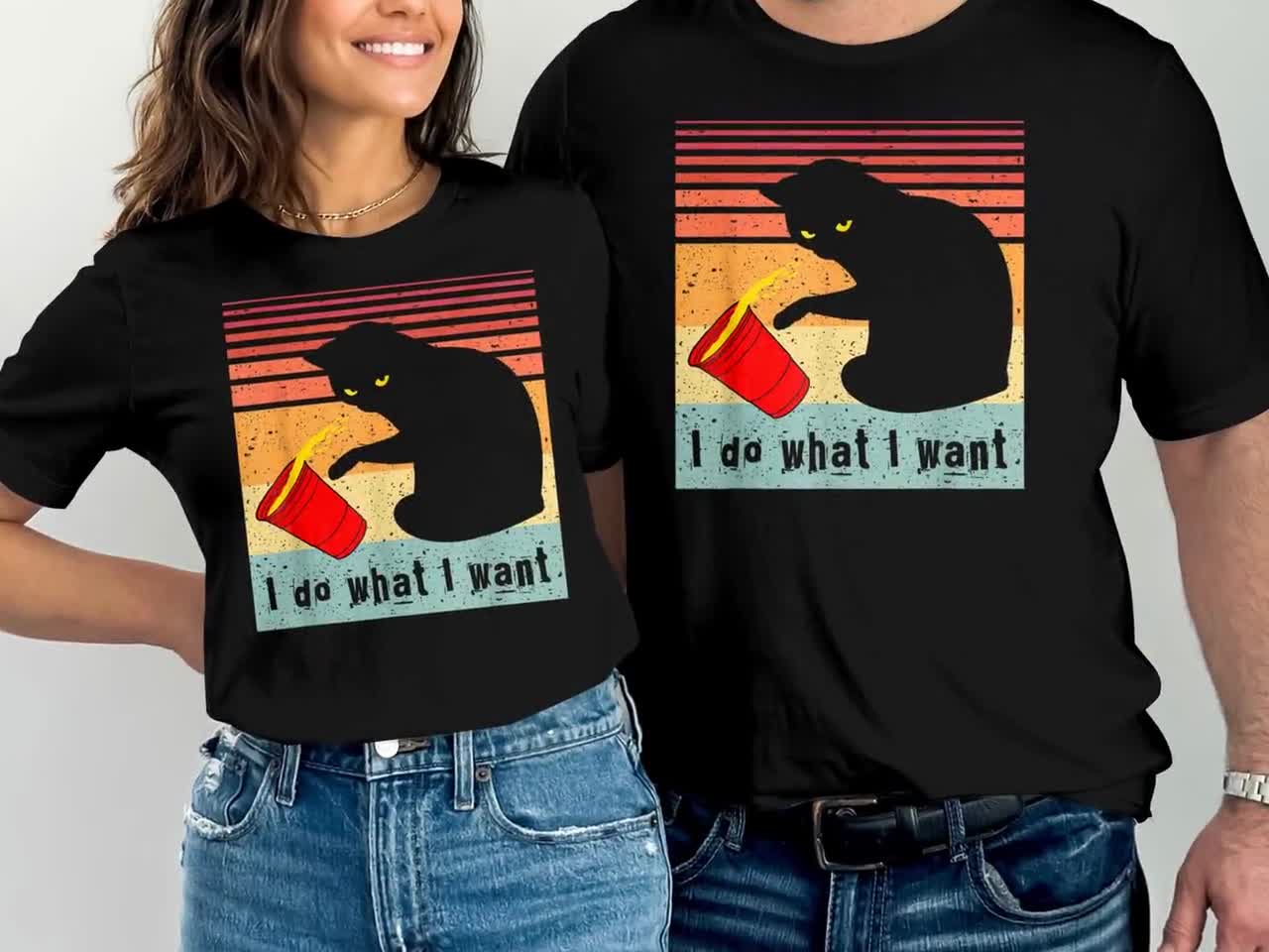 Vintage Do What Cat Want Cat Lover Cat Mom T Shirt Gift Vintage Do What Cat Want Cat Lover Cat Mom T Shirt Gift