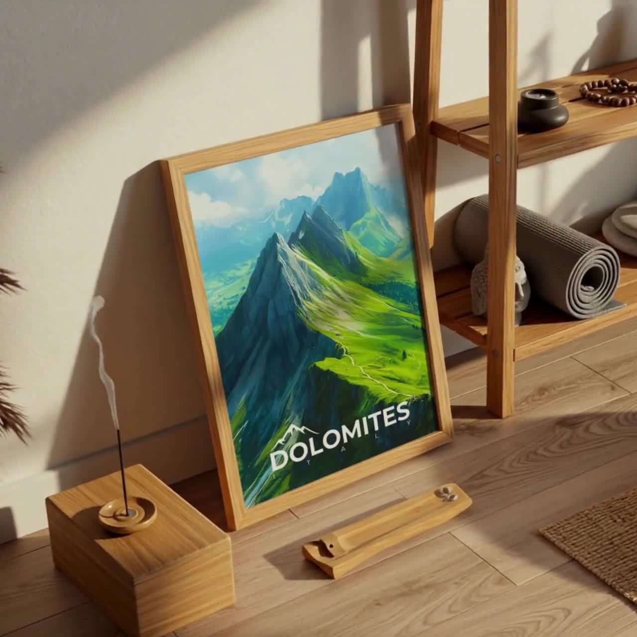 Pico do Arieiro Print: Madeira Mountain Travel Poster video poster