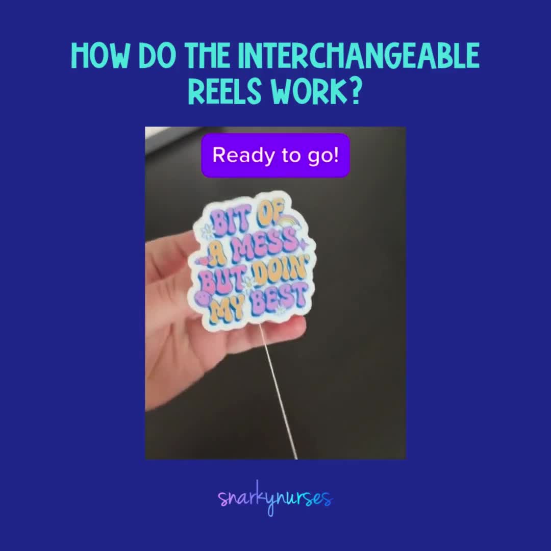 Funny Nurse Badge Reel It's Going Tibia Terrific (Retractable ID Holder) video poster