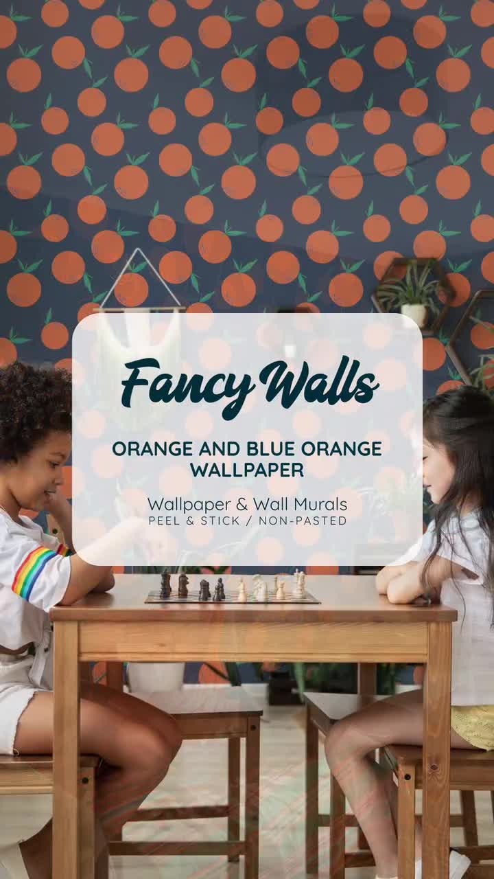 FunStick Burnt Orange Peel And Stick Wallpaper – 40cm X 6m Removable Self-Adhesive Contact Paper For Walls, Cabinets, Furniture