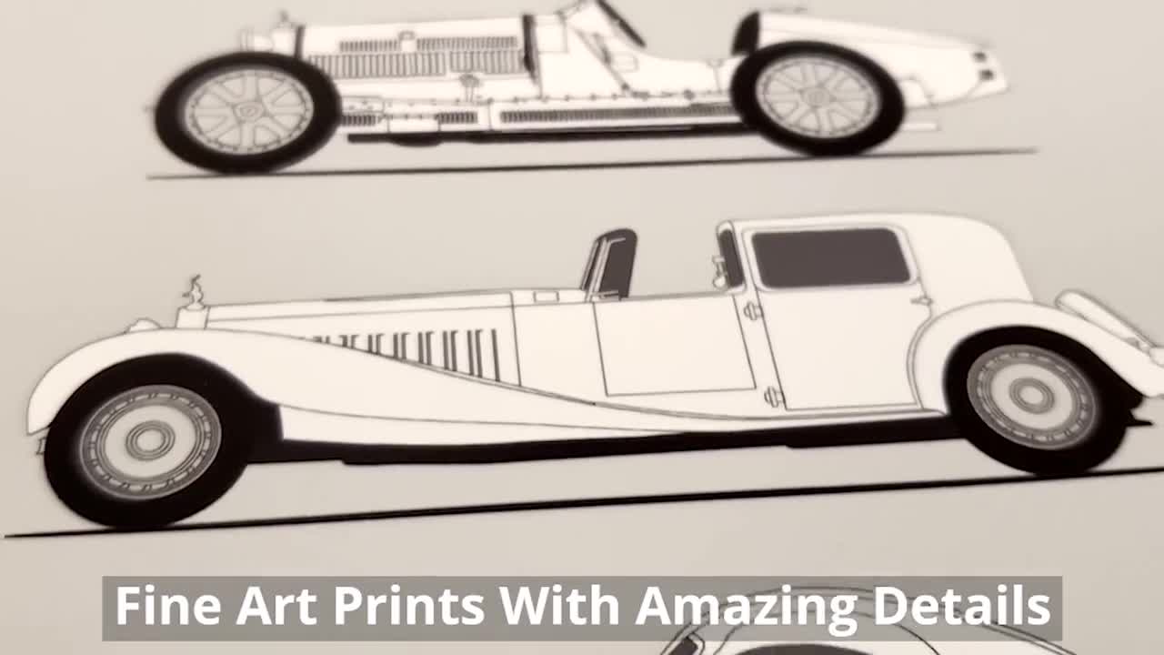 Triumph TR6 (1968–1976) Poster Print Wall Art Decor CX1 (Unframed) video poster