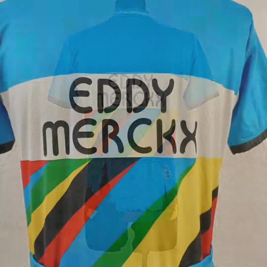 Maillot de Cyclisme Santini Men UCI Eddy Merckx 1974 Short Sleeve