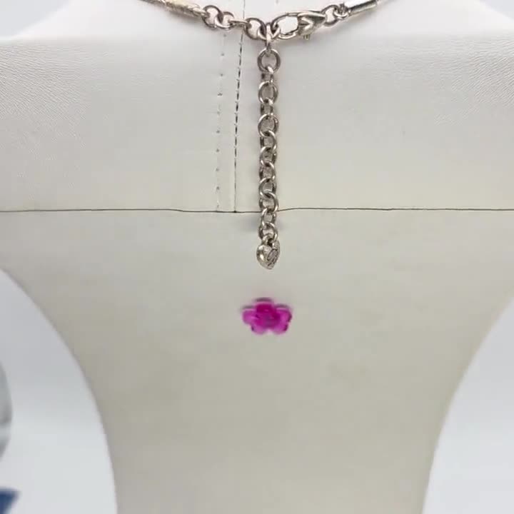 BRIGHTON "Soldroppe" Halsband Vändbara Pave Kristaller Guld & Silverplätering 45 cm video poster