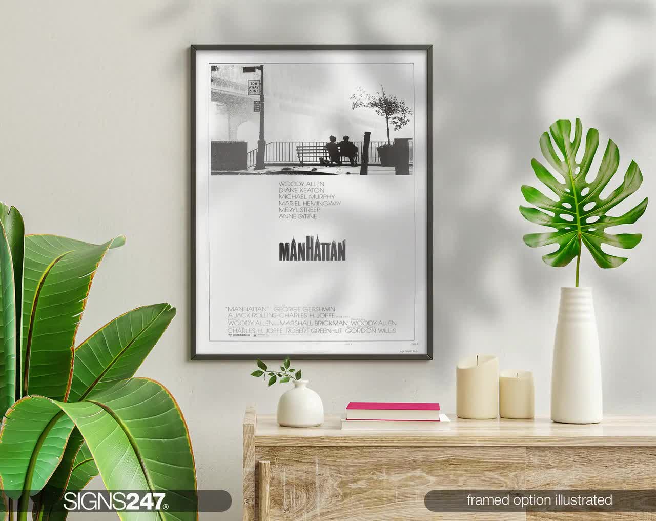 Quadro Graffiti Handmade Moreno-Mata - Poster Woody Allen Moderno