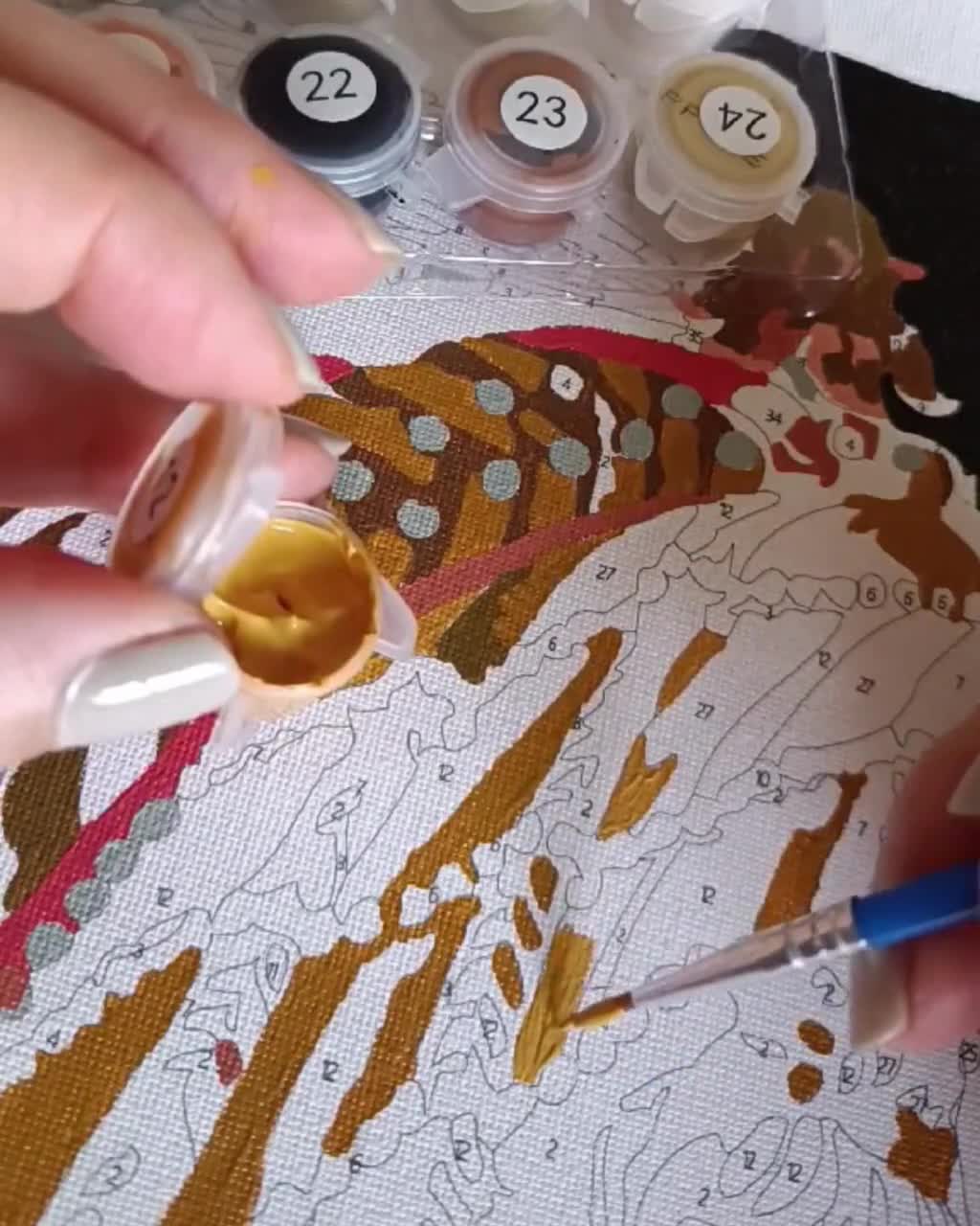 Liziciti Malen Nach Zahlen Van Gogh - Iris Gemälde 40x50 Cm Für Erwachsene & Kinder