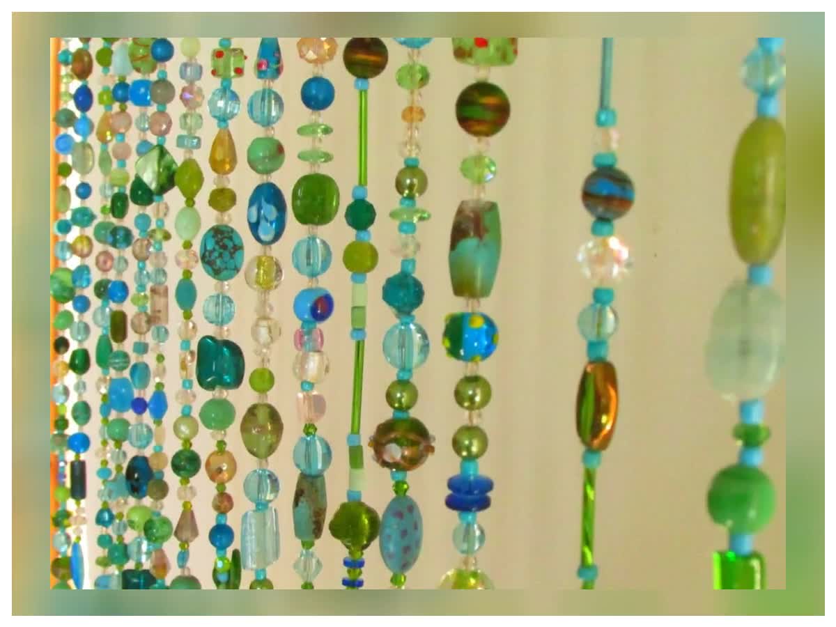 Beaded curtainGlass Beaded Suncatcher Window curtain-beaded