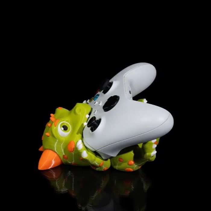 Soporte para mando de bebé dragón / Soporte para Xbox PlayStation Switch / Decoración de regalo para gamers video poster