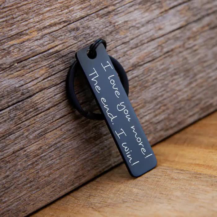 SSLBeryl Drive Safe Keychain - Romantic Gift For Boyfriend, Husband, Dad - Stainless Steel Key Ring With Message - View #3