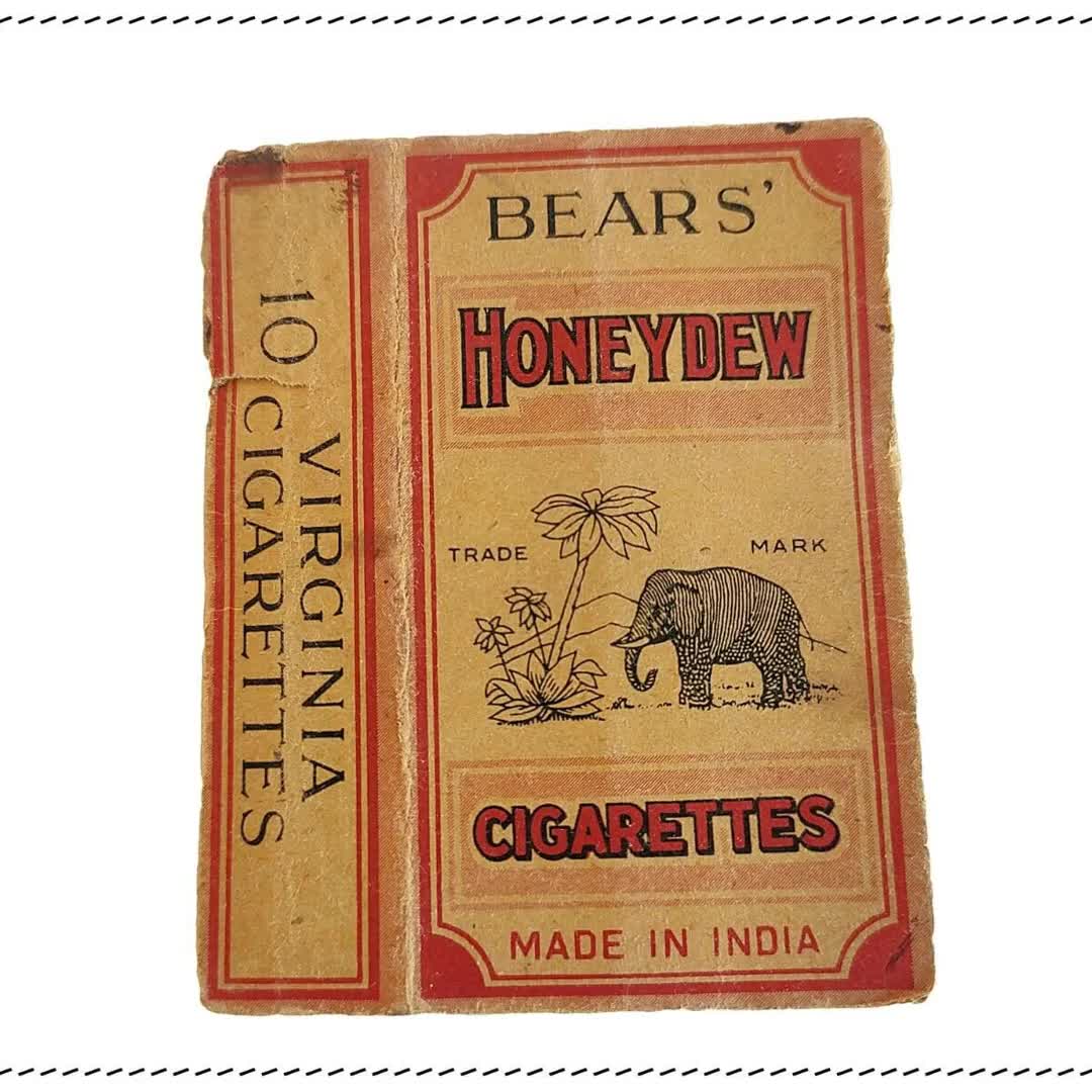 Vintage Honeydew Tobacco Packet, Thomas Bear & Sons London Ephemera