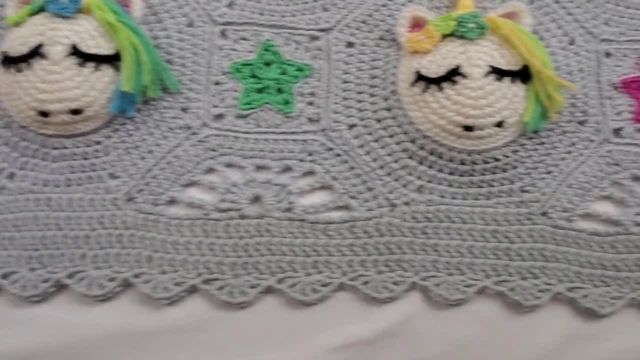 Crochet PATTERN Unicorn Utopia Crochet Blanket Pattern 