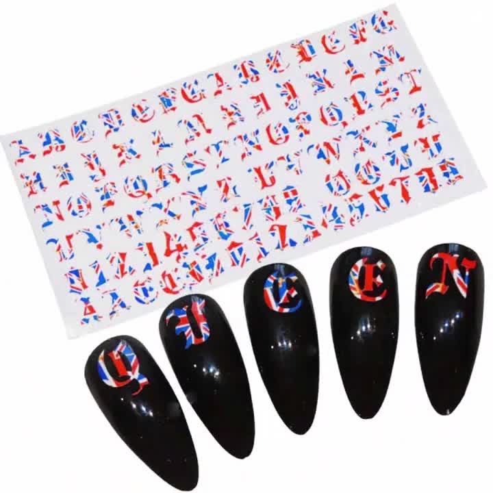 6 Sheets Mickey LV Nail Stickers 02