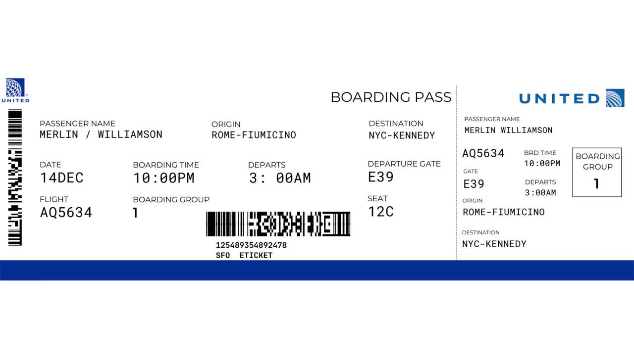 Editable Boarding Pass Ticket Template Surprise Airline Gift Lupon gov ph