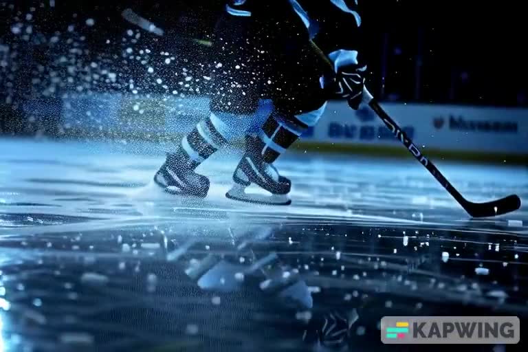 ホッケー壁画3D壁紙 | アイスホッケー選手の壁アート | 男の子の部屋の