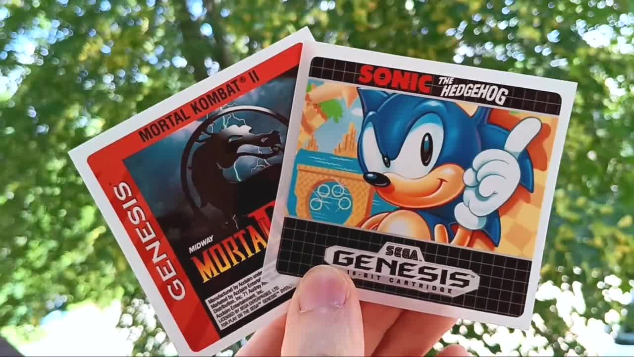 Sega Genesis Cart Labels