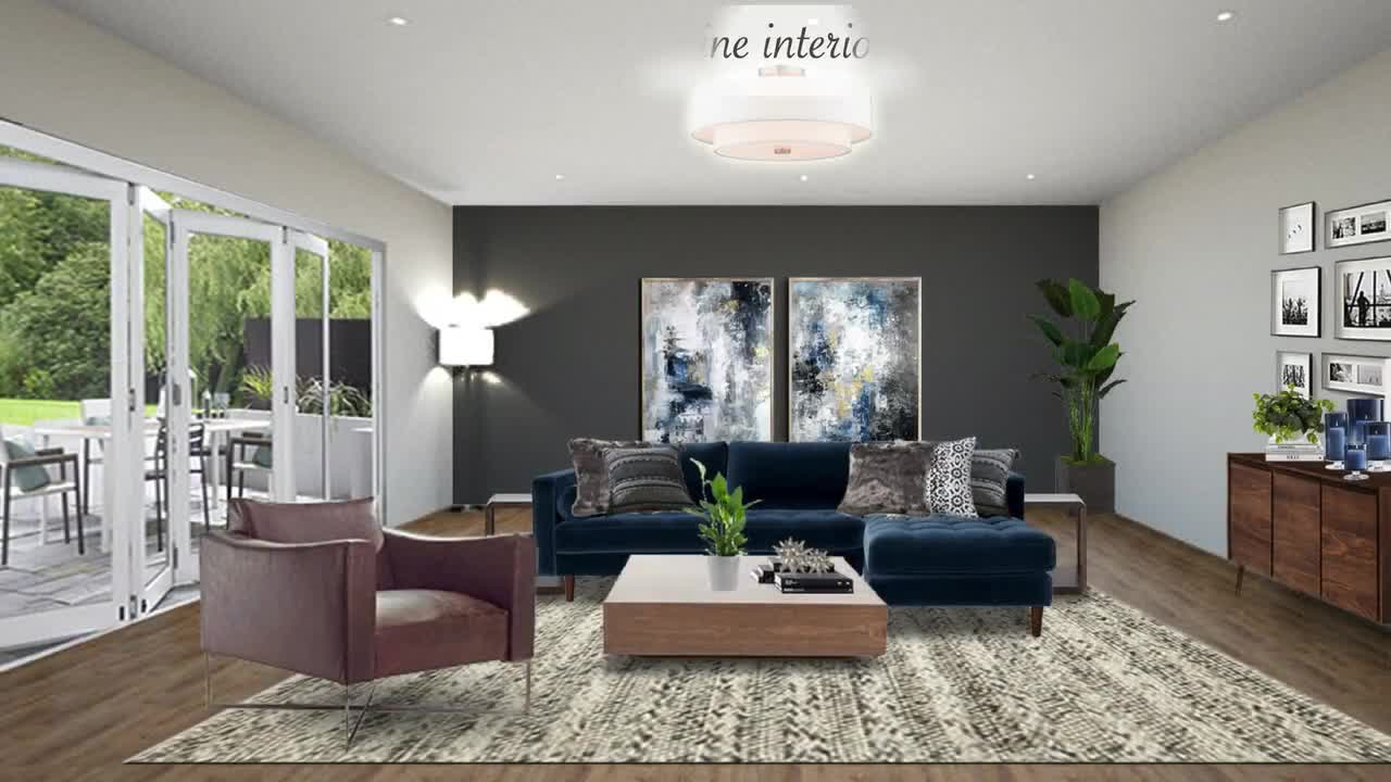 20D rendering Modernes Wohnzimmer Innendesigns   Maskuline Wohnzimmer  Designs   Zeitgenössisches Wohnzimmer