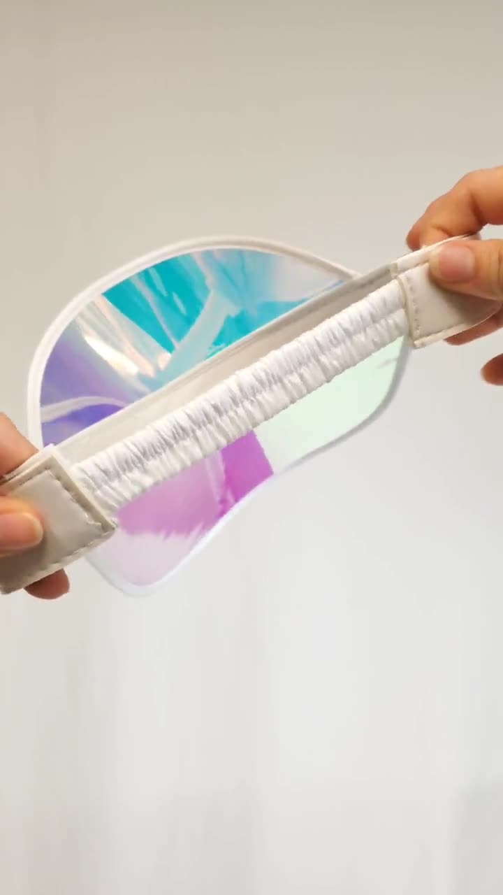 独身パーティーのバイザー、ブライダルパーティー用のレトロなホロ