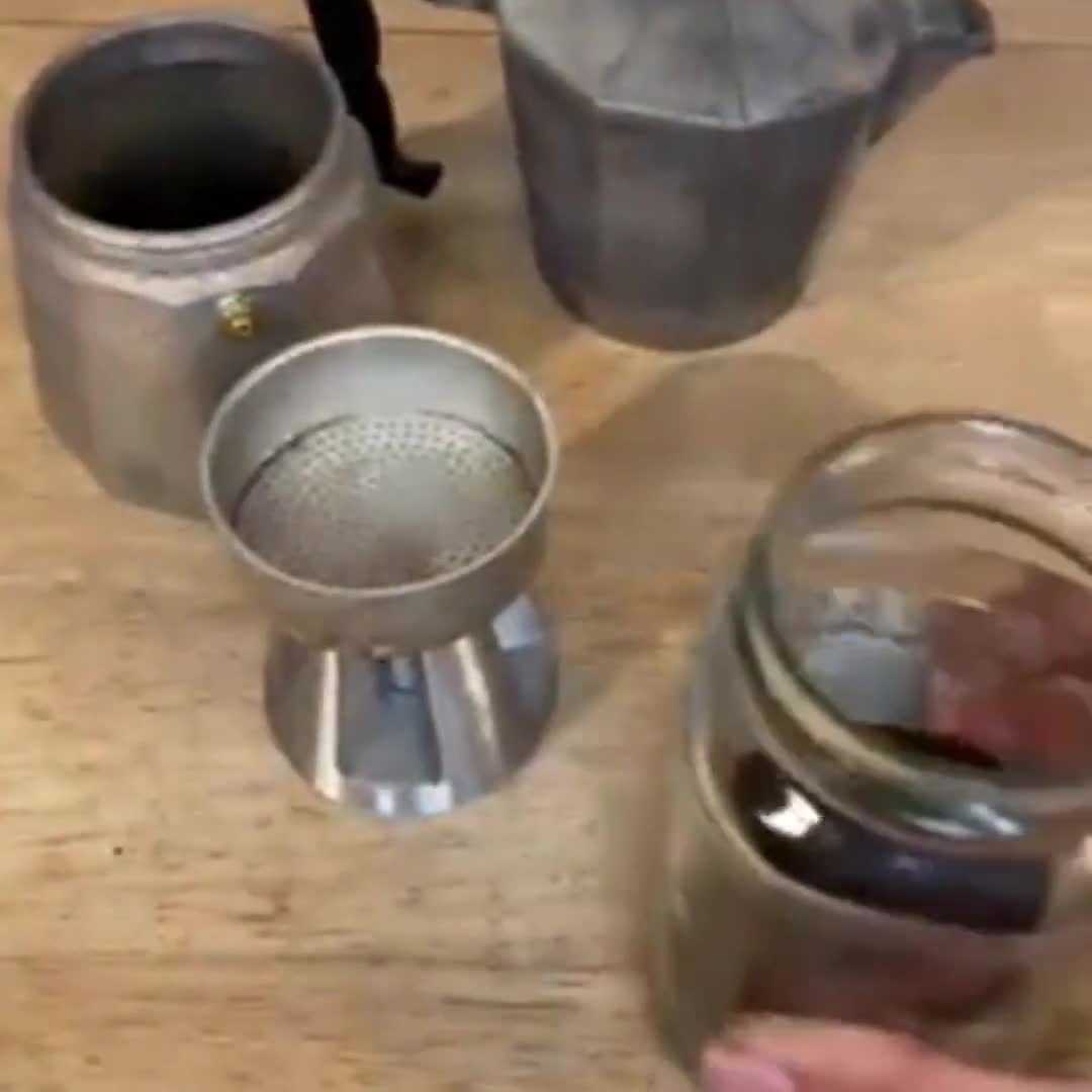 Alpine Cuisine Stovetop Espresso Maker 3 Cup, Moka Pot for Classic Ita