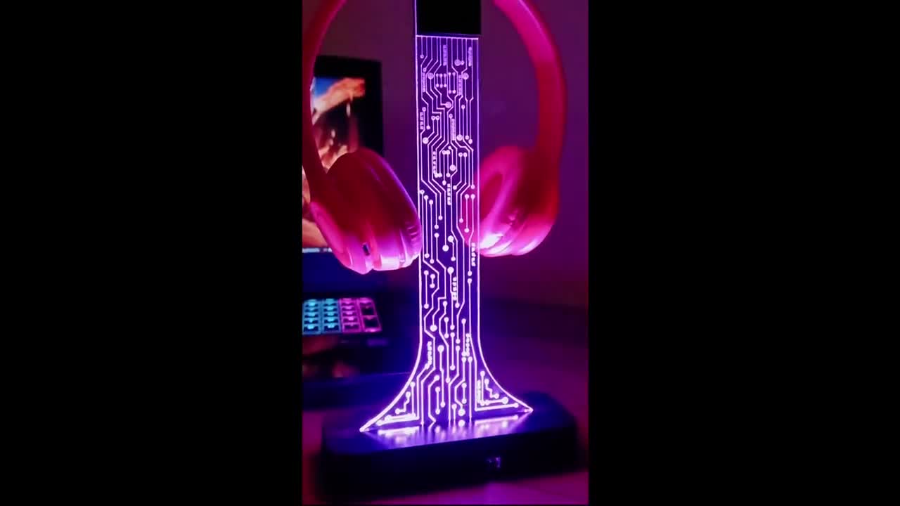  Paladone Xbox Light Up Headphone Stand, Gamer Headset Stand,  Gaming Desk Accessories, Official Xbox Merchandise : Video Games