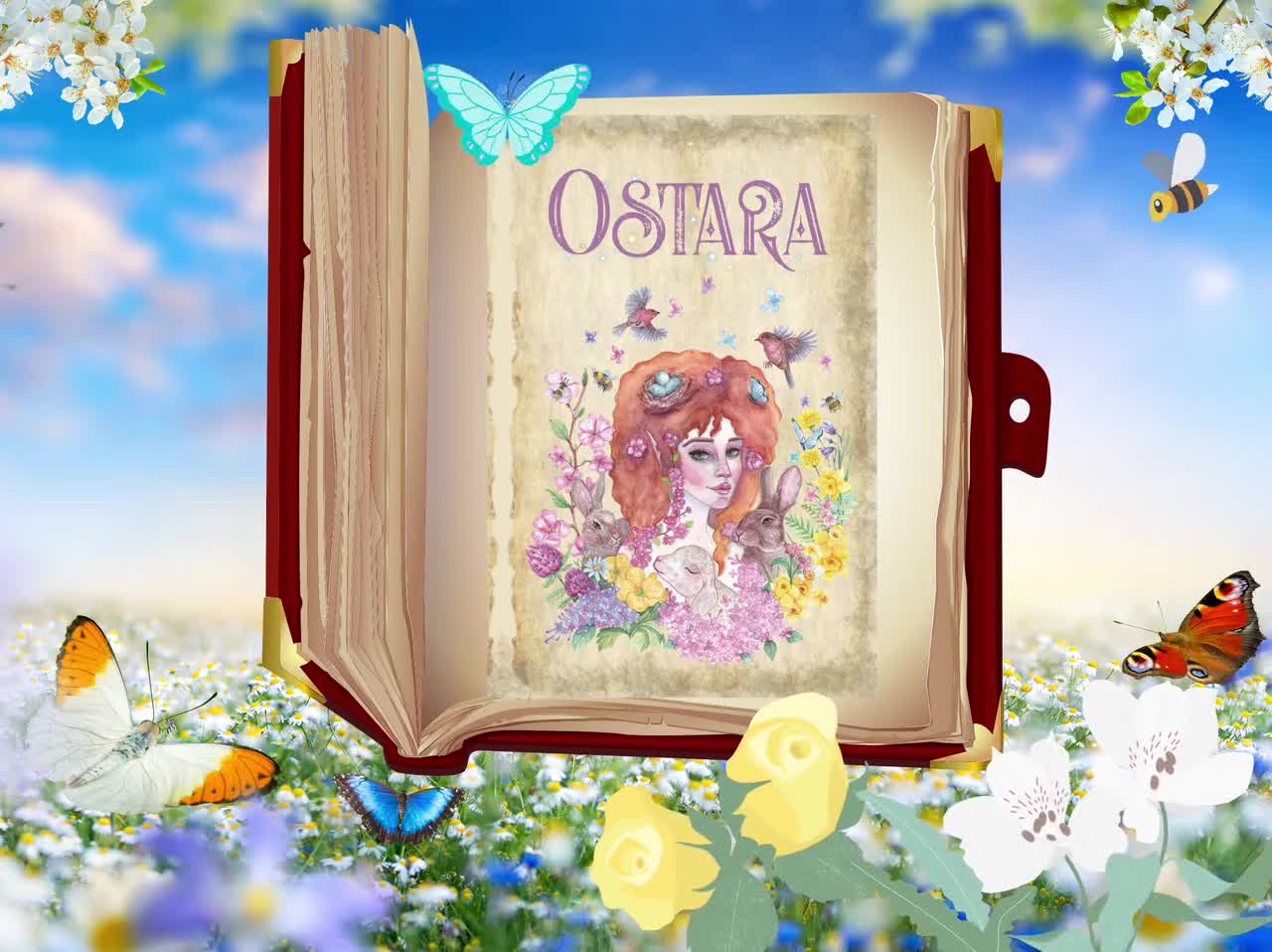 OSTARA Junk Journal Kit Printable 10 Pages – Morgana Magick Spell