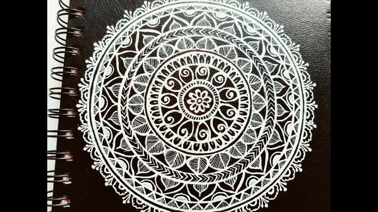 Sketch Book: Large Nature Mandala Drawing Paper Book, Gifts for Girls  Friend Sister Women Her, 8.5 x 11, 102 pages (Paperback)